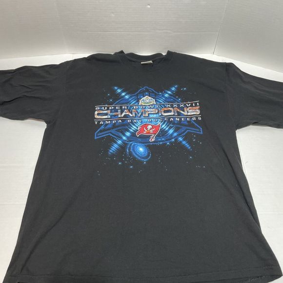 Vintage Tampa Bay Buccaneers Shirt 2XL 2003 NFL Super Bowl 37 XXXVII Lee Sport - Picture 6 of 8